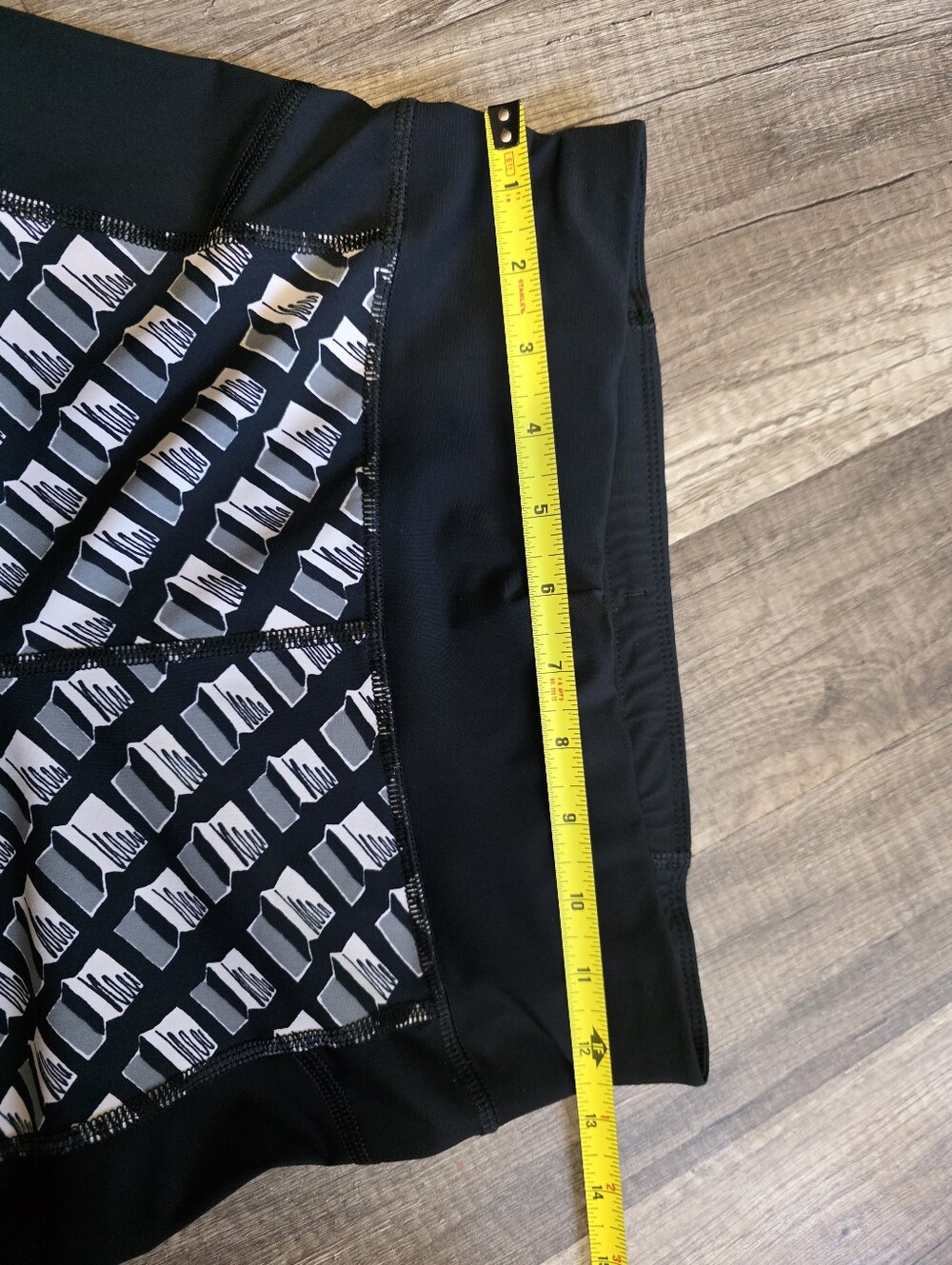 Sweaty Betty Zero Gravity Black White Patterned Athletic Leggings Yoga Lulu Alo - Picture 7 of 10